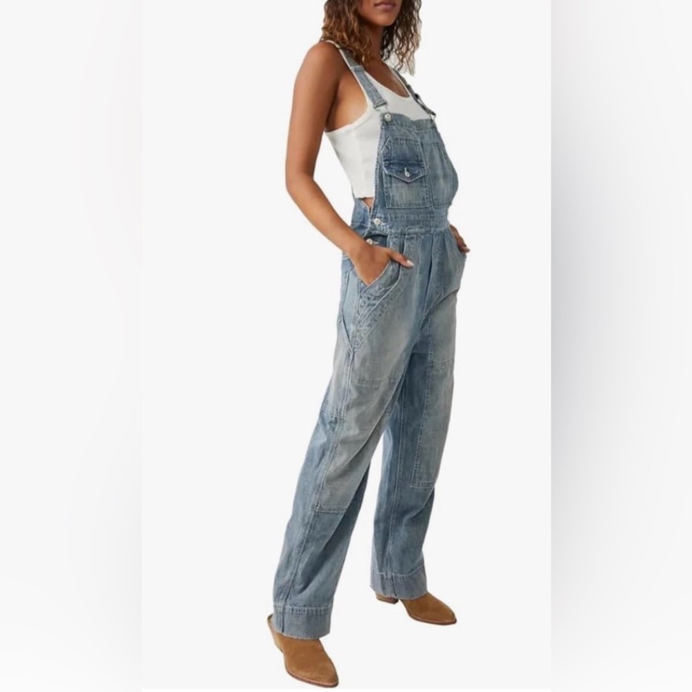 FREE PEOPLE x We the free Murphy utility overalls size extra small - Picture 6 of 11
